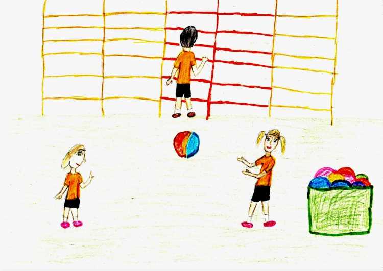 Рисунок на тему физкультура