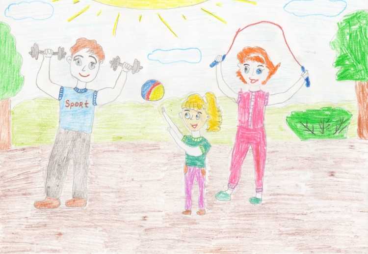 Спорт. Раскраска