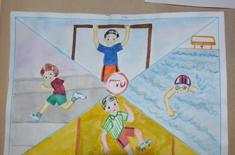 Рисунок на тему зимние виды спорта