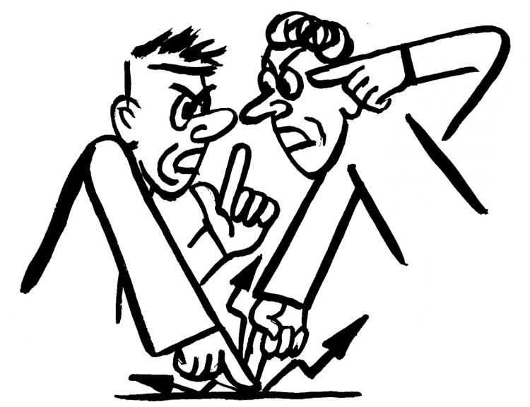 Рисунок на тему конфликт