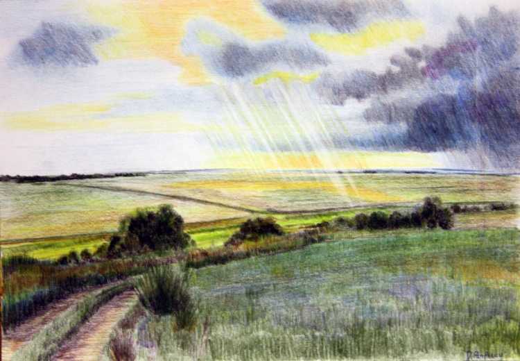 После грозы живопись