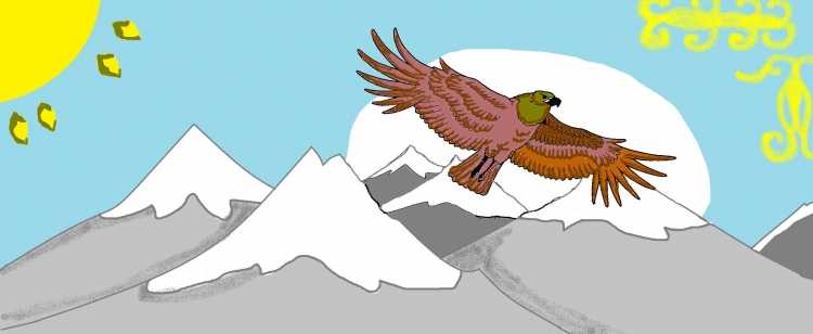 Тришкин Казахстан рисунок