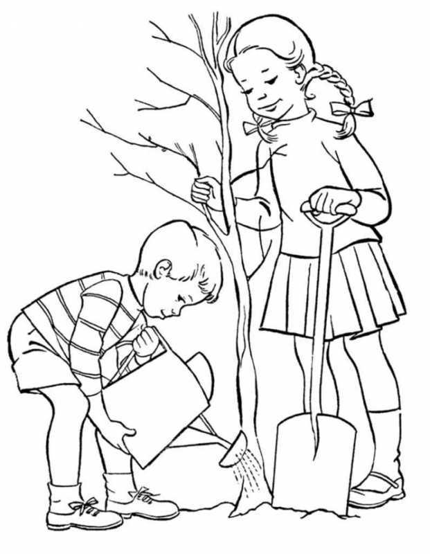 Раскраска доброта для детей