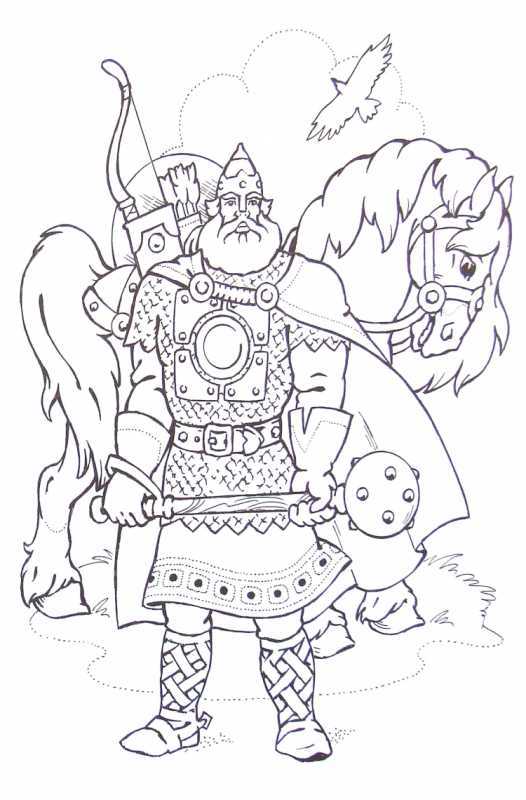 Иллюстрация к былине Святогор богатырь