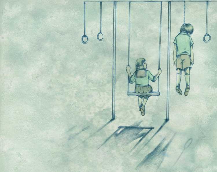 Рисунки карандашом грустные легкие