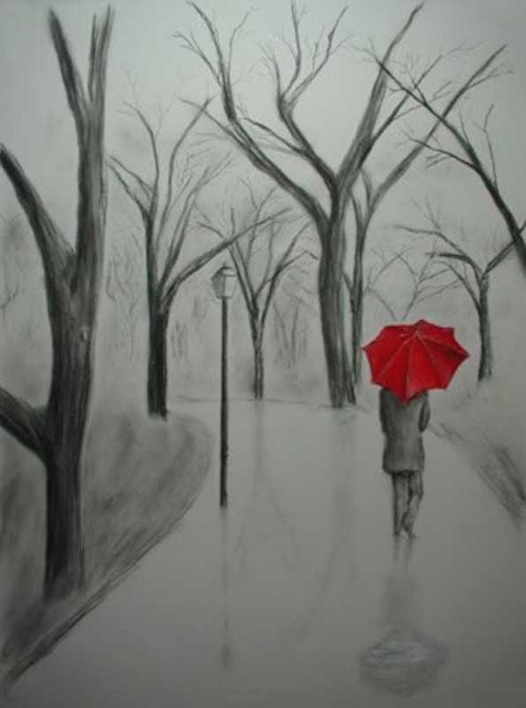 Красивые рисунки карандашом природа