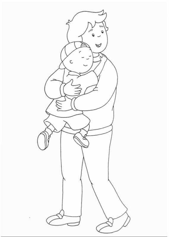 Папа раскраска для детей