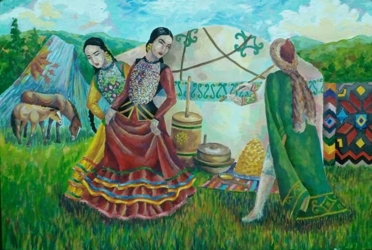 Сабантуй живопись