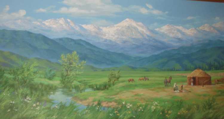 Пейзажи Казахстана картины