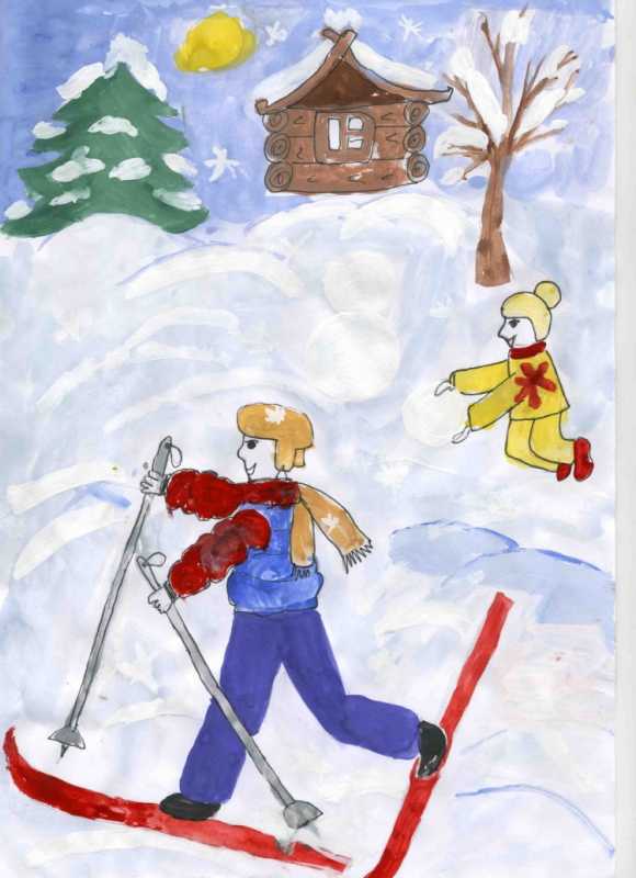 Рисунок на тему спорт