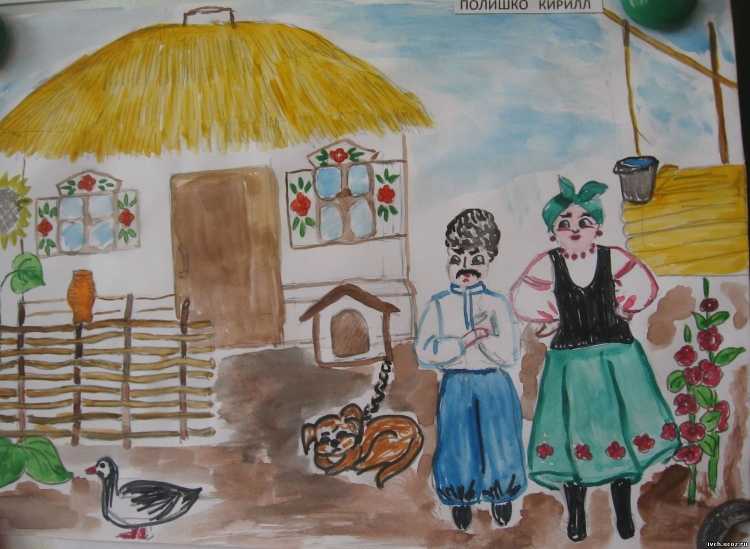 Детские рисунки казачки