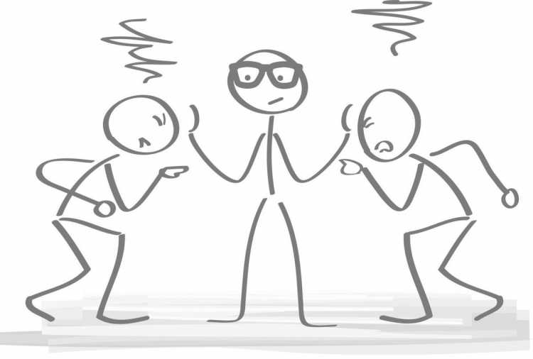 Конфликт человечки