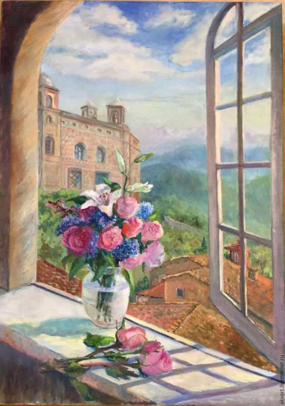 Пейзаж в окне