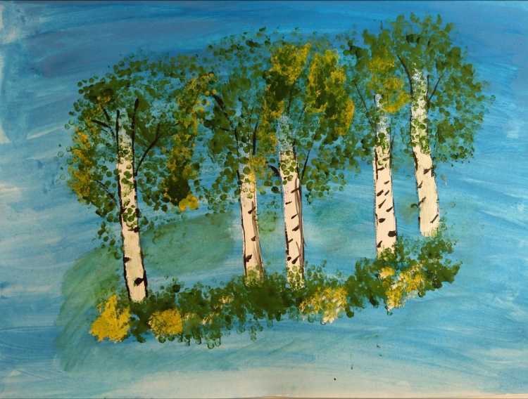 Береза - символ русской природы.