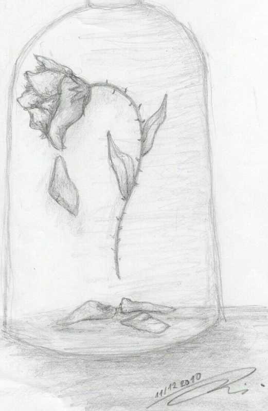 Грустные картины карандашом