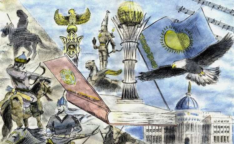 Живопись горный пейзаж акрил Алтай