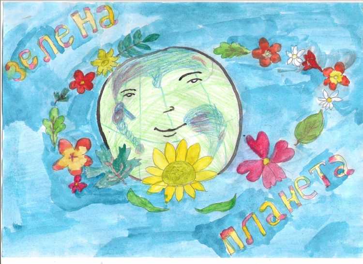 Детские рисунки на экологическую тему