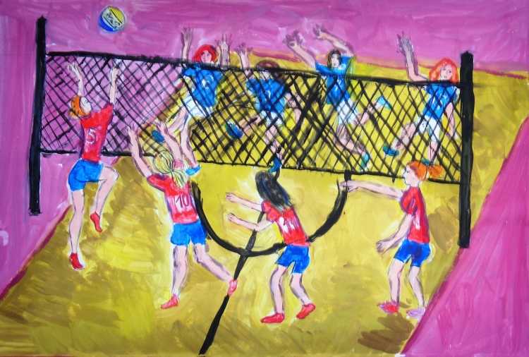 Спортивные соревнования рисунок