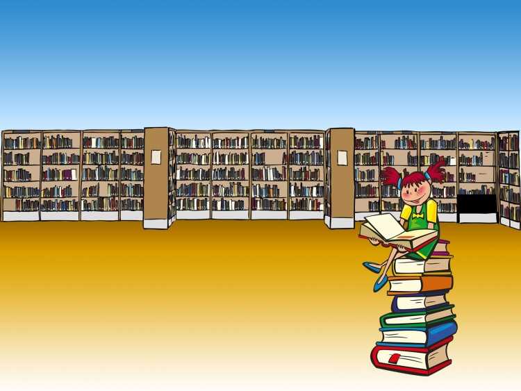 Библиотека фон