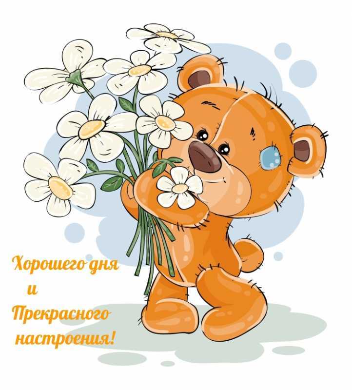 Зверюшки с цветами