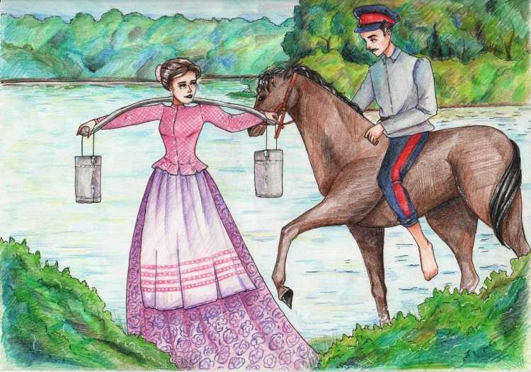 Донские казак и казачка для детей