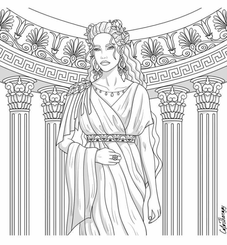 Античный стиль рисования