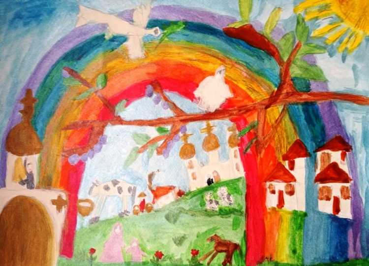 Рисунок на тему красота спасет мир