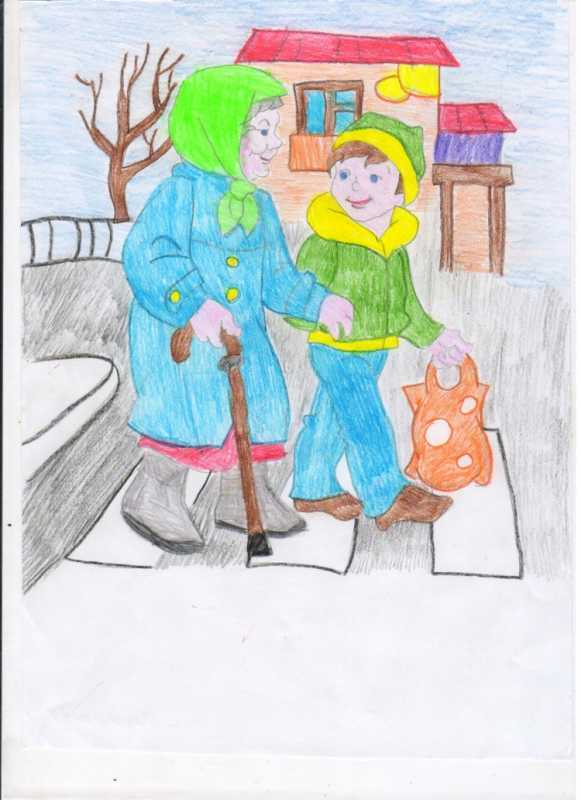 Детские рисунки бабушки