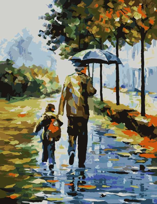 Афремов Леонид прогулка с папой