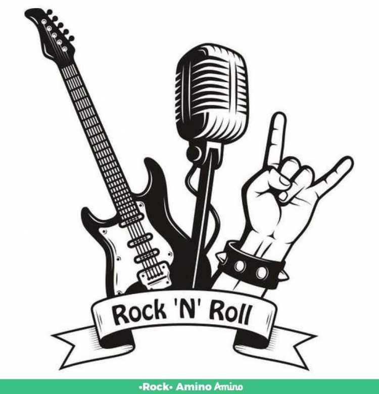Наклейки рок н ролл