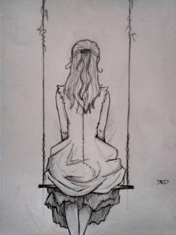 Рисунки для срисовки одиночество