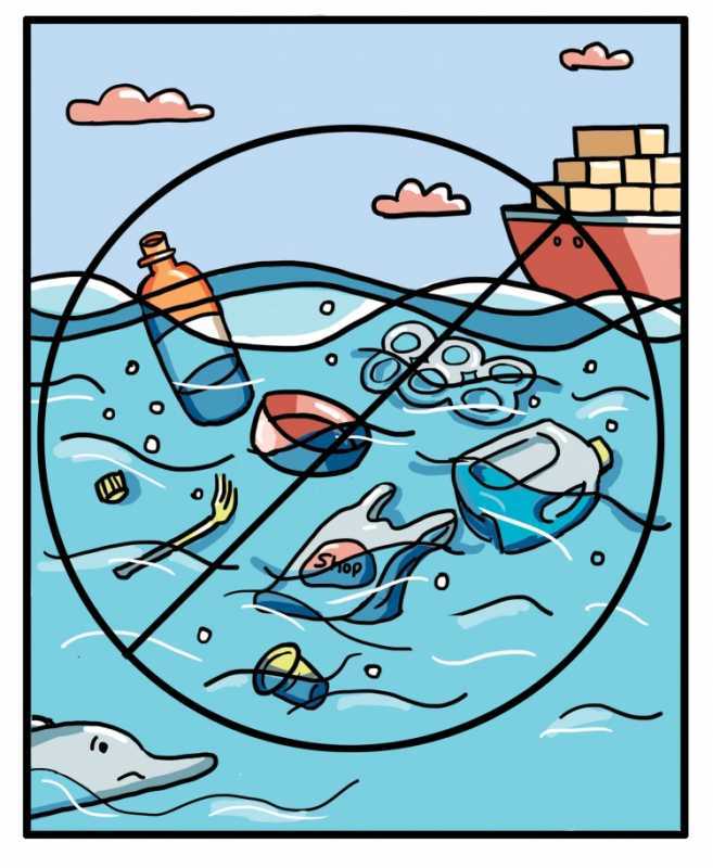 Загрязнение воды для детей