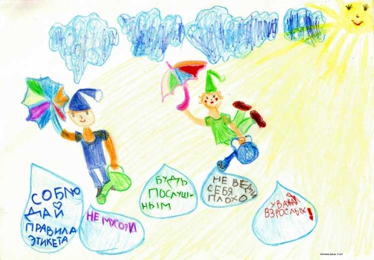 Какой рисунок вежливости можно нарисовать