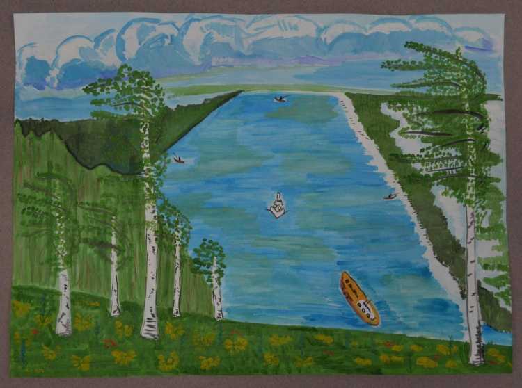 Родные края рисунок