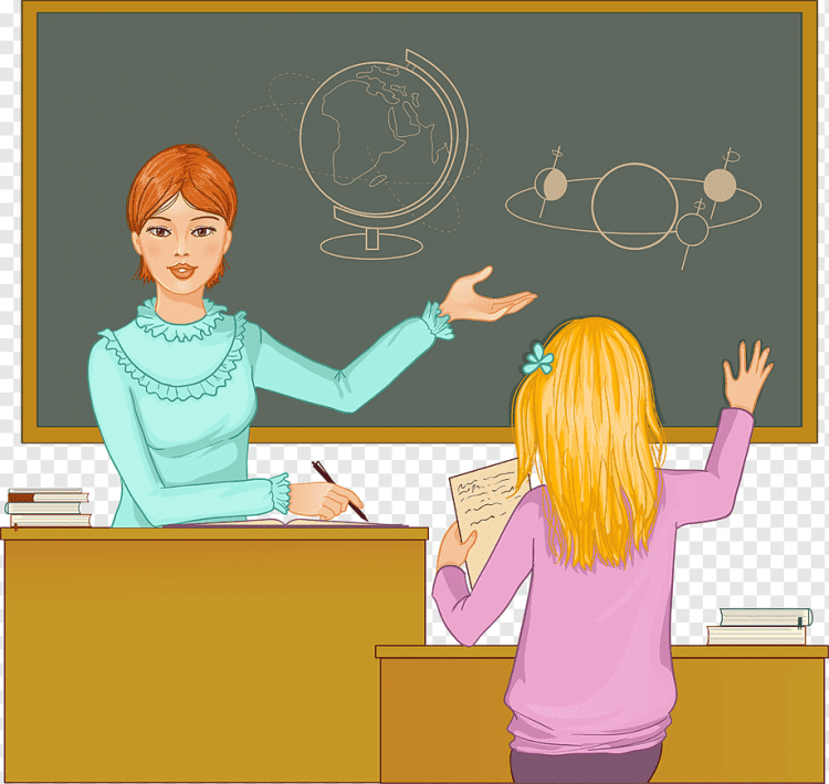 Нарисовать учительницу