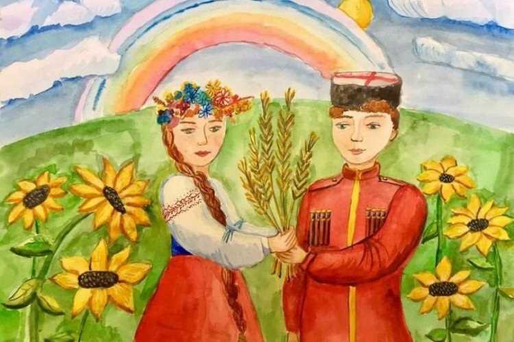 Кубанские казаки картины