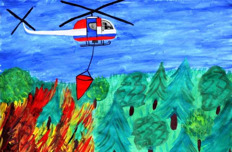 МЧС рисунки