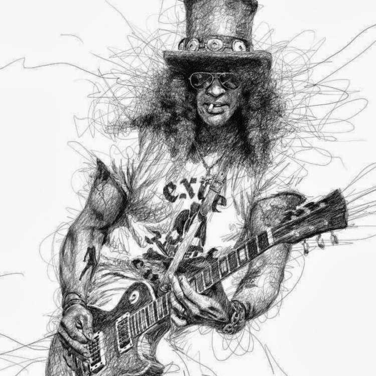 Slash гитарист Татуировка