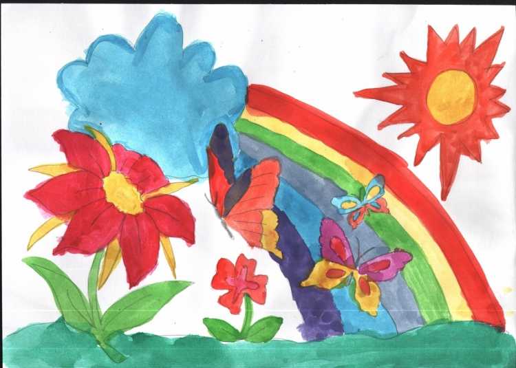 Мир природы детские рисунки