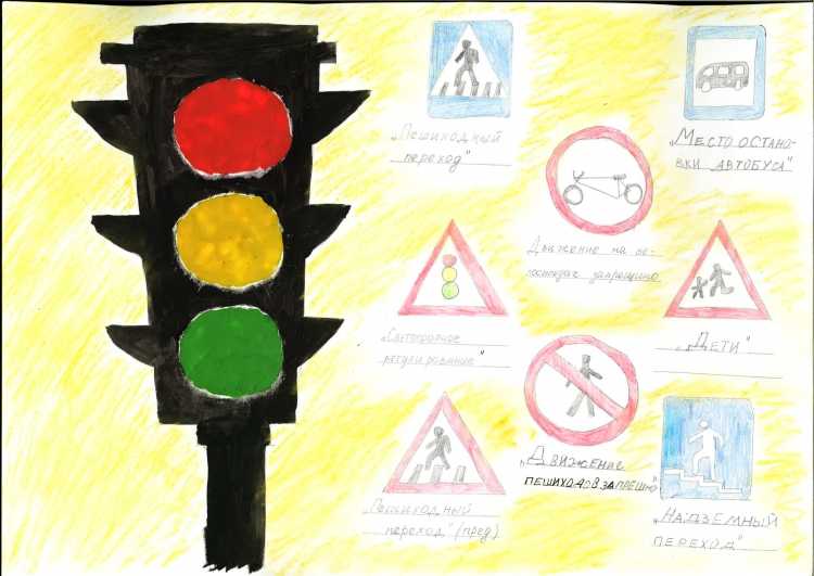 Рисунок на тему Азбука дорожного движения