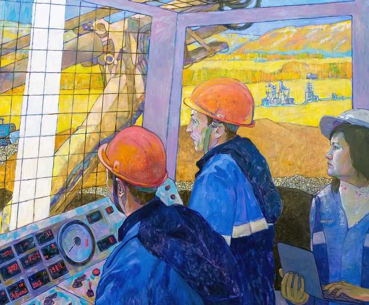 Живопись Графика нефтяники