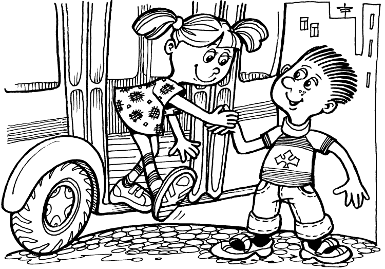 Раскраски хорошие манеры