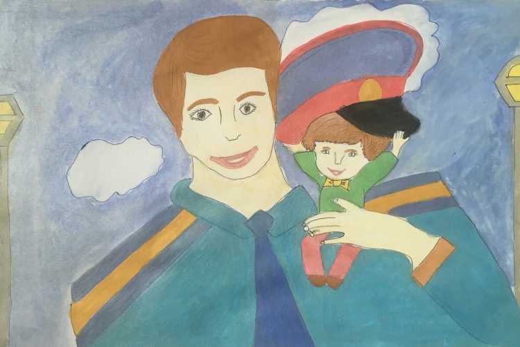 Рисунок для папы