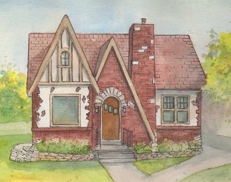 Нарисовать дом