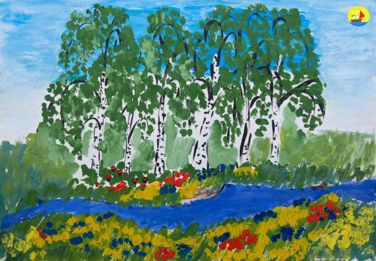 Детские рисунки моя Россия