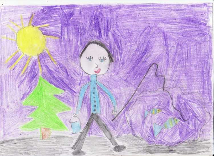 Рисунки папы первоклассником