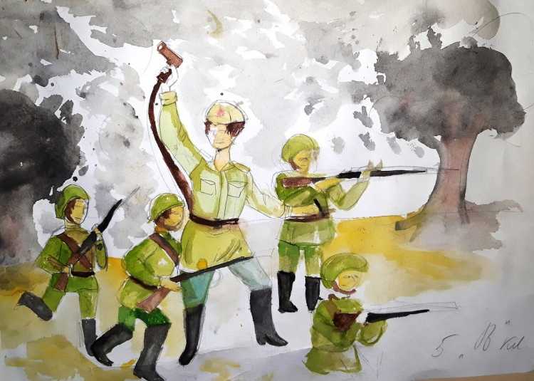 Рисунок на тему доблесть мужество отвага