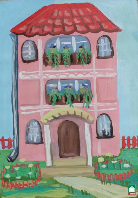 Детские рисунки домиков