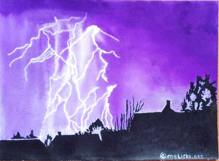 Гроза тушью