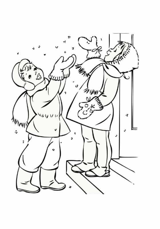 Загадки раскраски про зиму